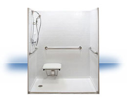 Walk in shower in Sims by Independent Home Products, LLC